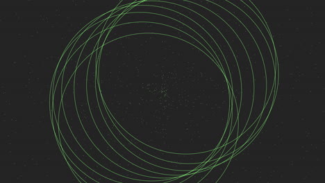 an abstract circular formation composed of intersecting lines spiraling in varied directions, creating a mesmerizing geometric pattern. the image's purpose remains undisclosed