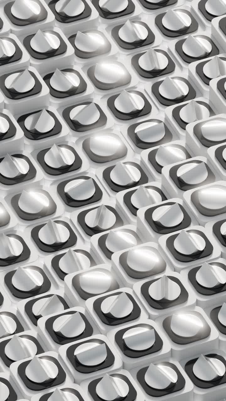 Abstract Geometric Pattern in 3D Rendering