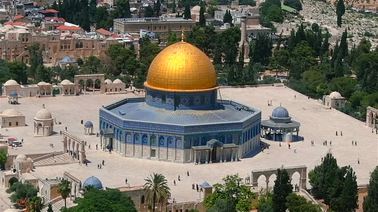 Città vecchia di Gerusalemme, Cupola della Roccia, vista aerea