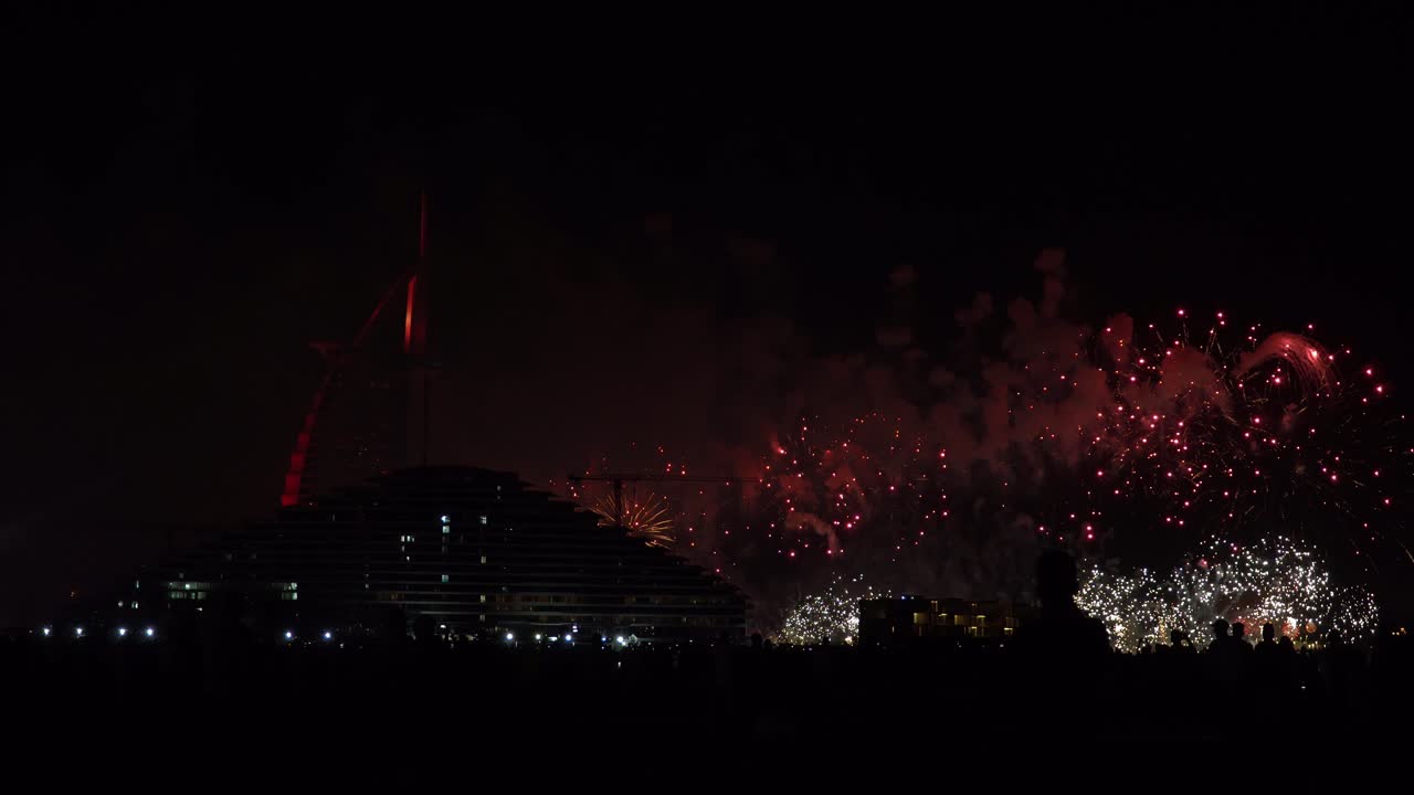 año nuevo 2023 en dubai, emiratos árabes unidos