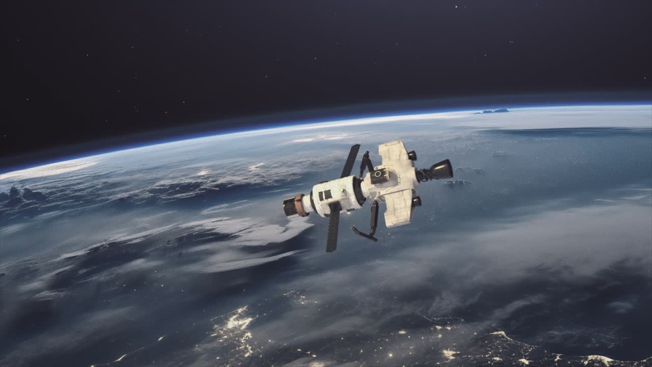 Satélite en órbita terrestre