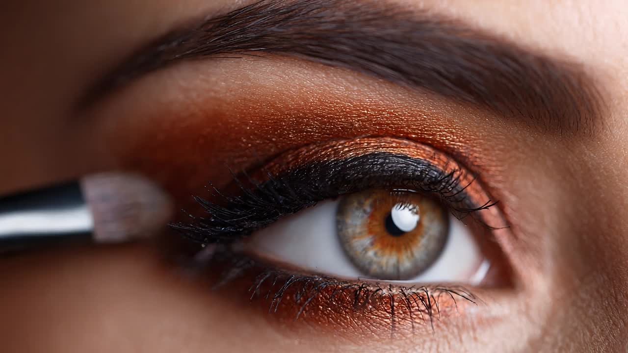 Techniques for creating stunning eye makeup with warm tones