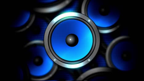 los altavoces vibran [bucle]