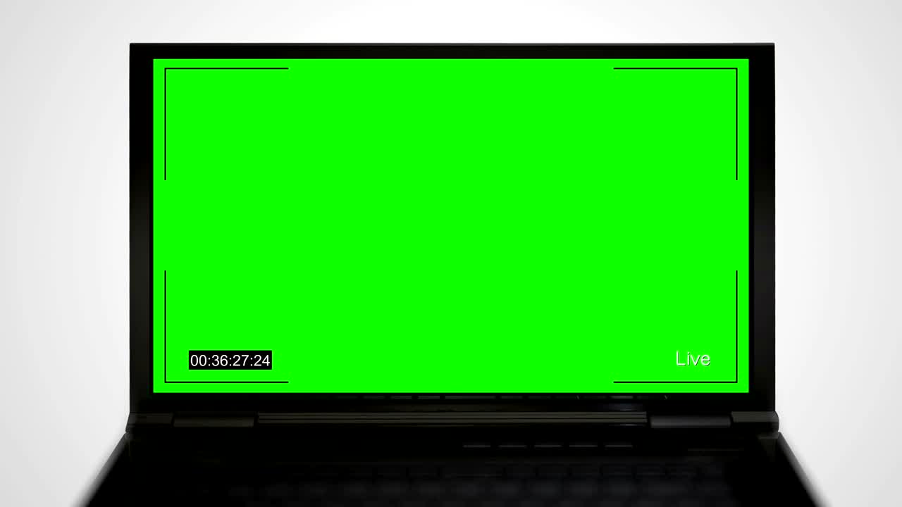 monitor de portátil para la visualización de la grabación de vídeo