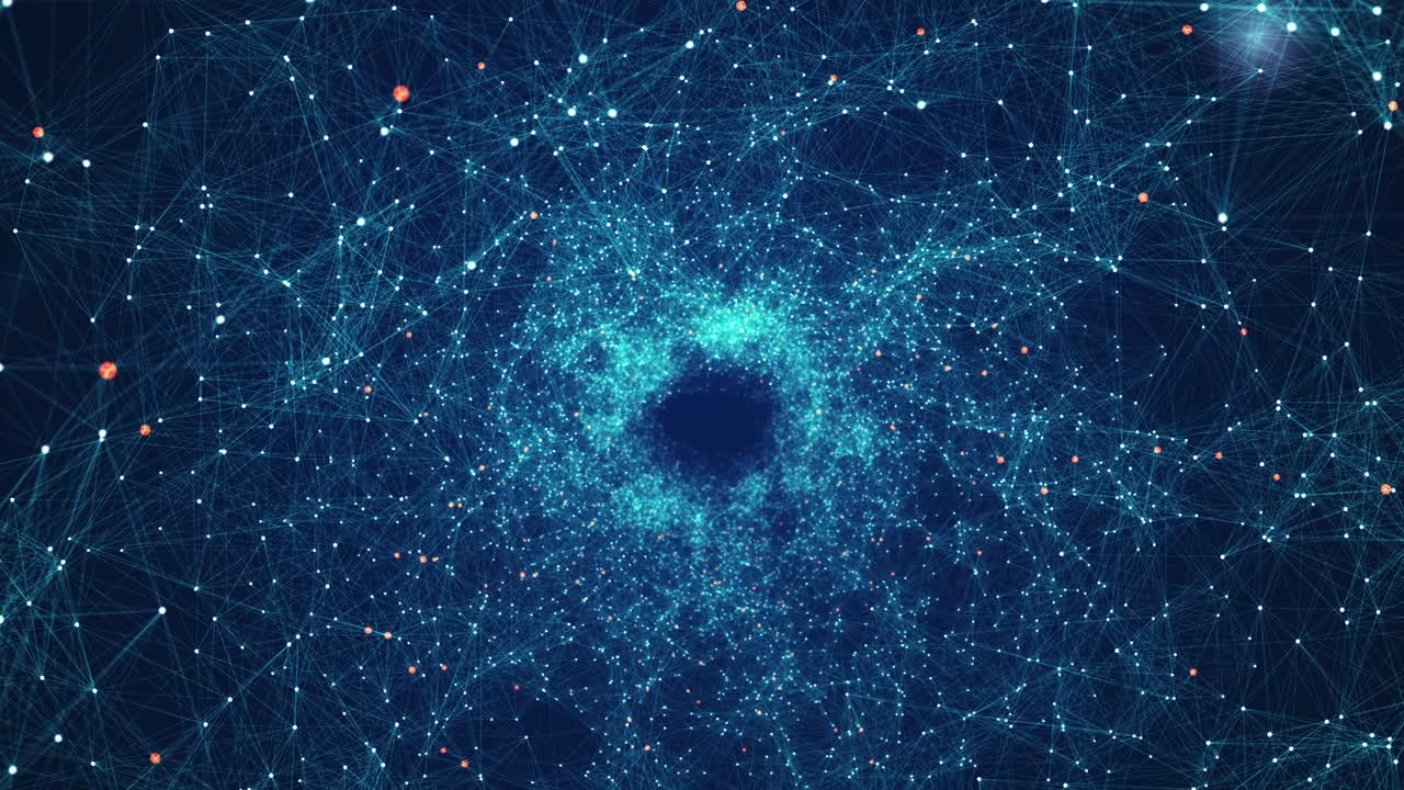 Technology Network Background Concept.