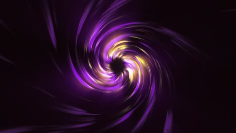 espiral giratoria púrpura con fondo negro, bucle sin costuras - animación