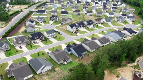 Drone-shot-of-new-homes-and-apartments