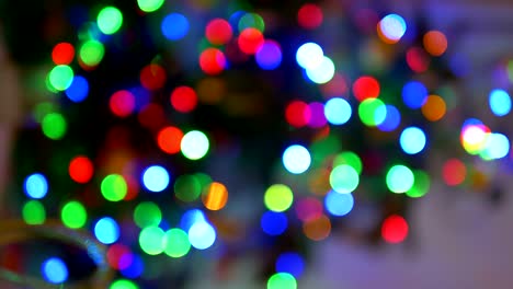 bokeh colorful lights in 4k