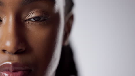 close-up portrait of a beautiful woman