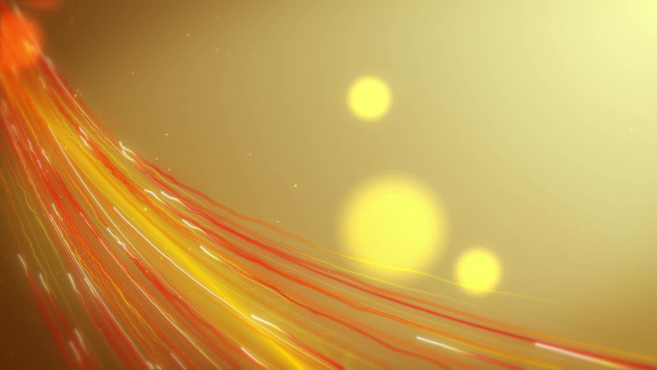 光る線
