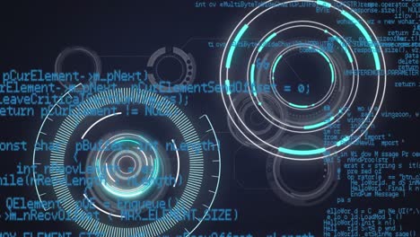 animación de escaneos y procesamiento de datos