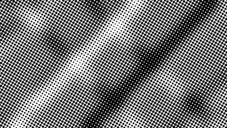 medio tono de muchos puntos, fondo abstracto generado por computadora, fondo de renderización 3d con efecto de ilusión óptica