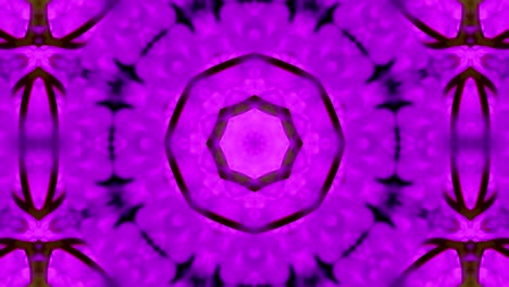 fondo decorativo de neón abstractamente adornado con bucles. caleidoscopio de neón.