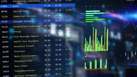 Animation-of-financial-data-processing-over-warehouse