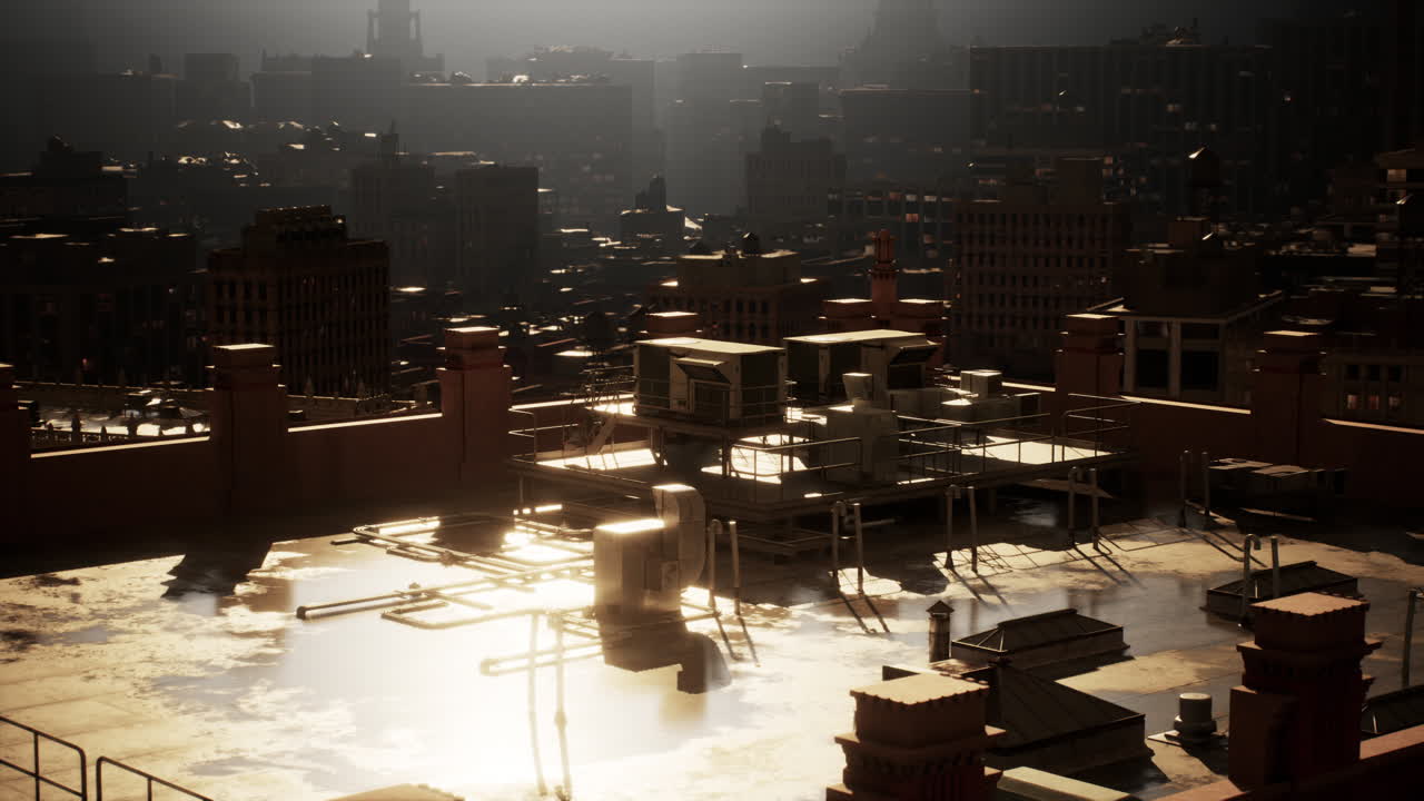nubes tormentosas de nieve sobre el panorama de la ciudad