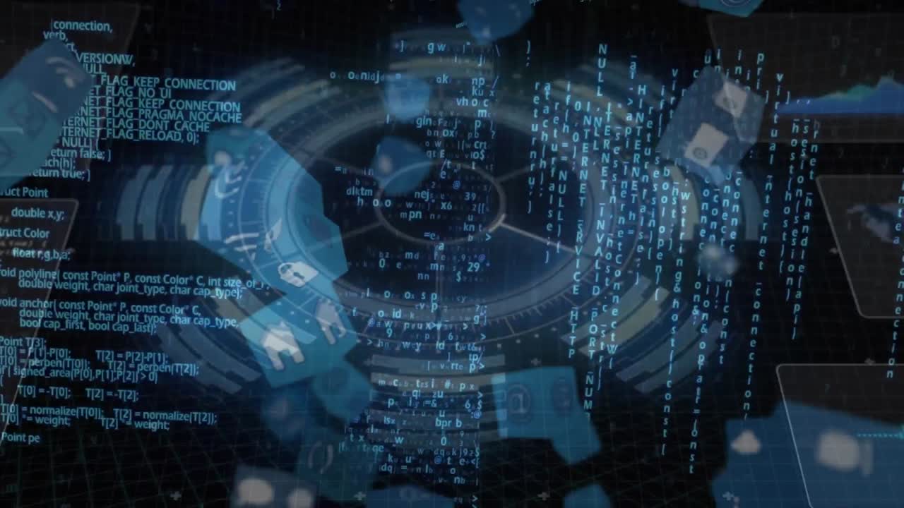 스 스캔, 바이너리 코딩 및 데이터 처리의 애니메이션