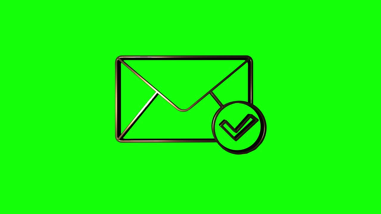 Social media icon design. Outline web icon. Motion graphics.