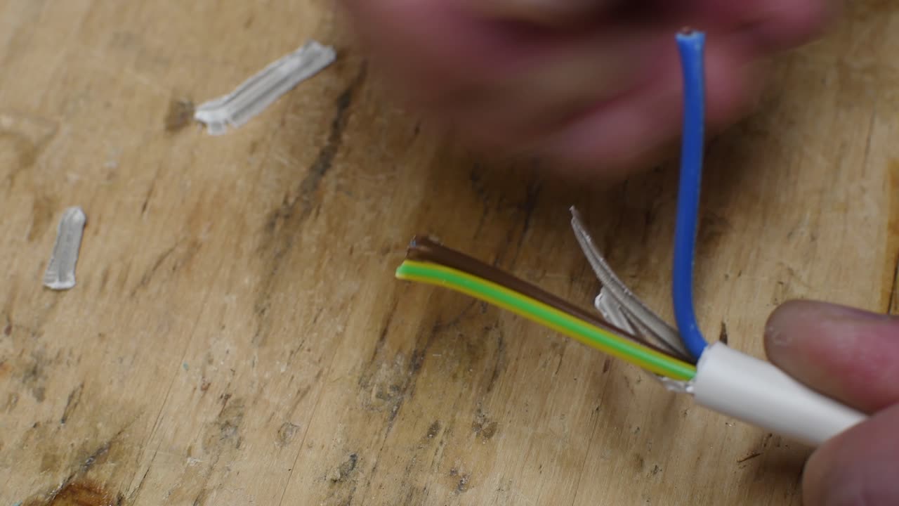 tukang listrik profesional pembukaan kabel listrik isolasi perlindungan