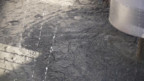 suciedad y lodo de aguas residuales del proceso de purificación