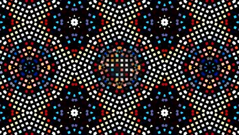 kaleidoscopio en movimiento. gráficos en movimiento de 4k