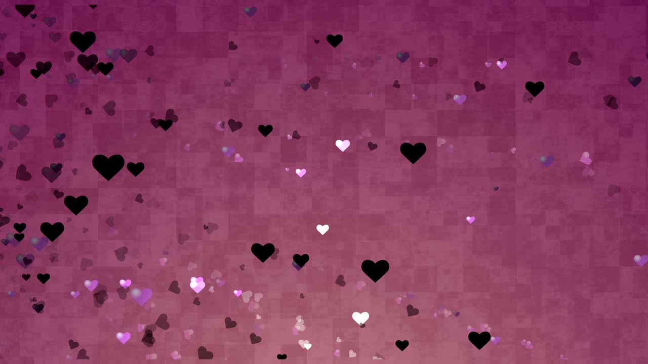 바람에 떠다니는 다채로운 심장 입자들