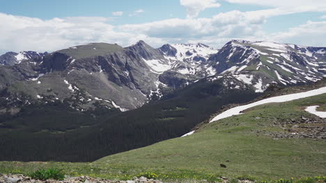 bright day in the rocky mountains