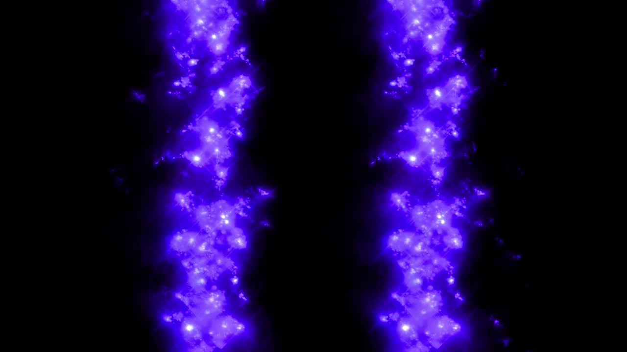 las partículas de color de las chispas animación gráficos de movimiento