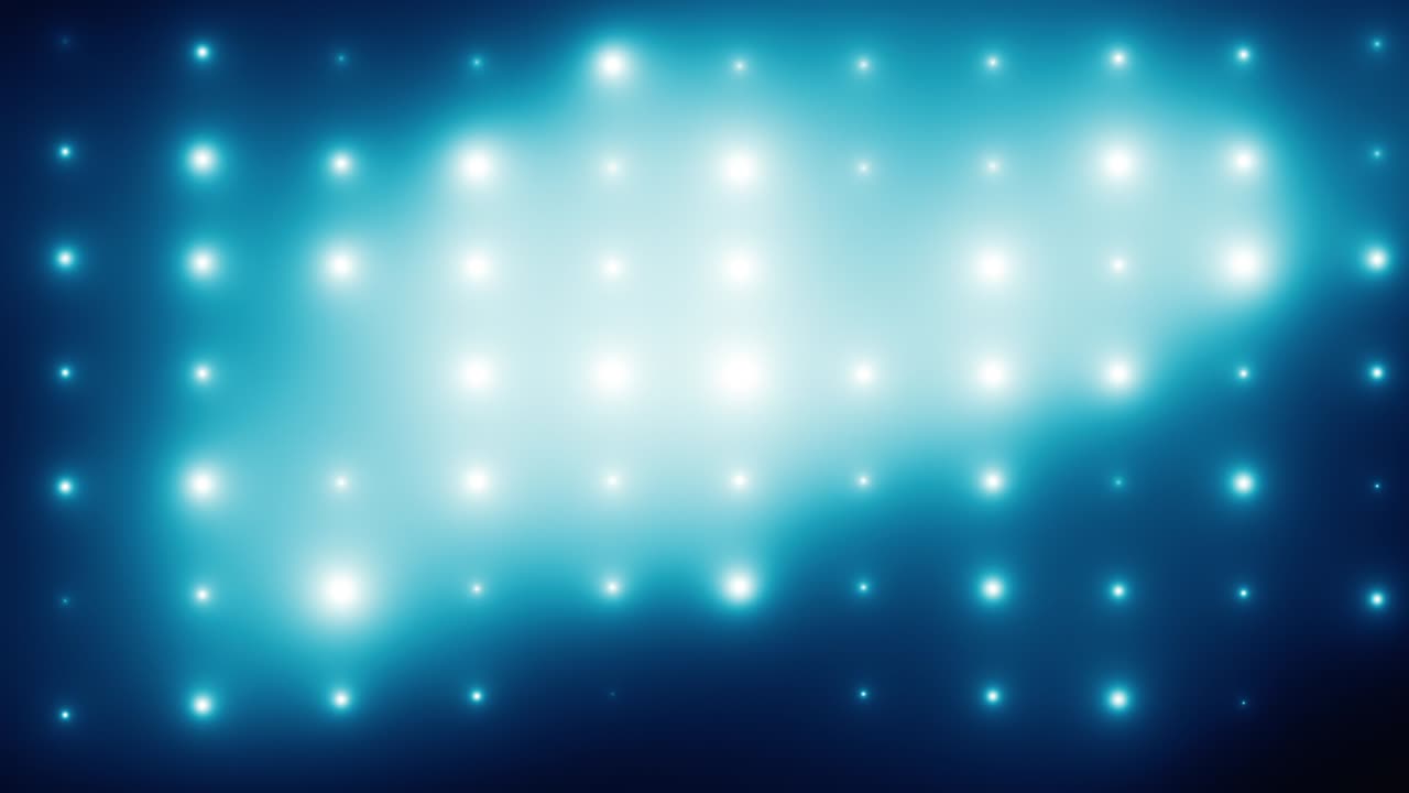 파란색 led 불빛 원활한 루프 배경