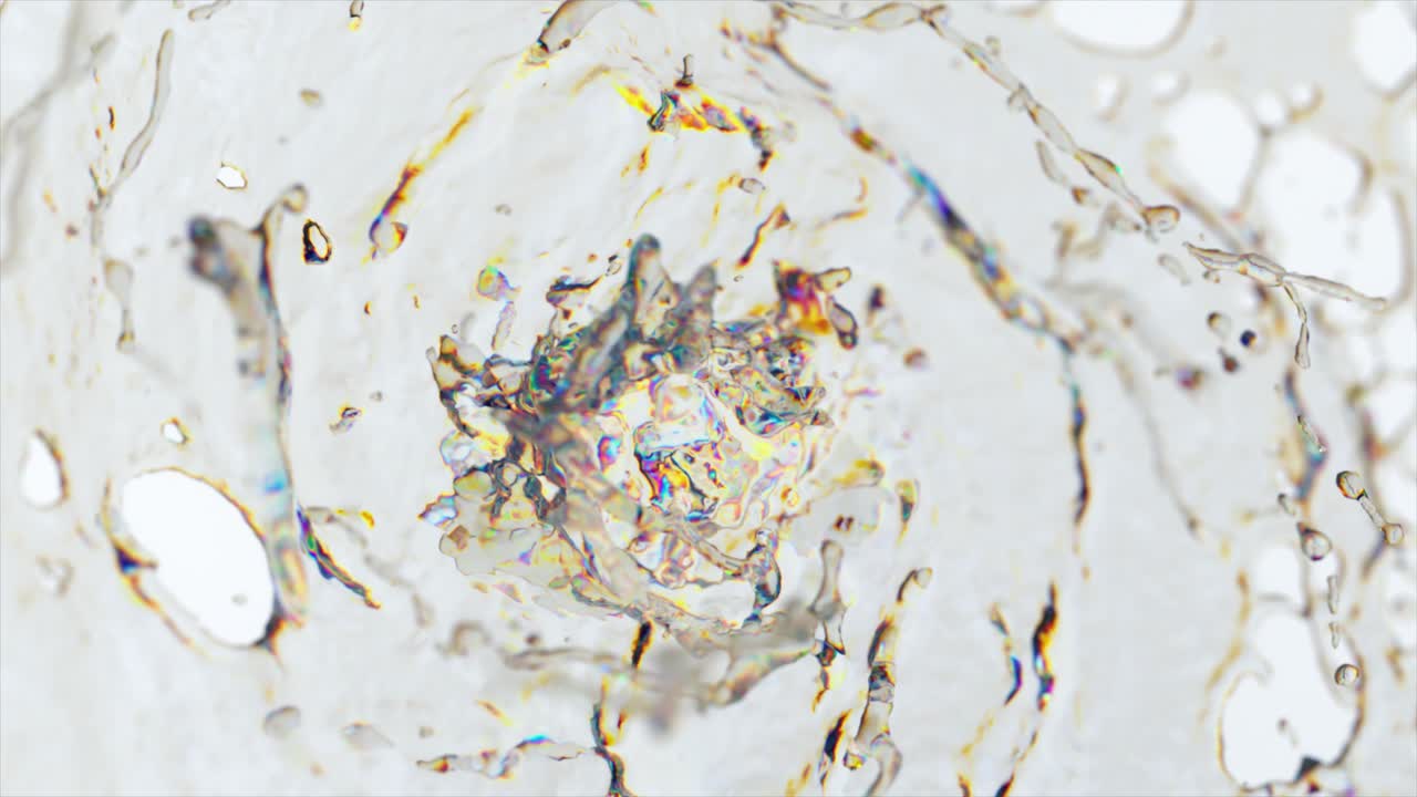 추상적인 액체 스플래시