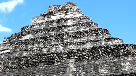 Templo-1-En-Chacchoben,-Sitio-Arqueológico-Maya,-Quintana-Roo,-México.