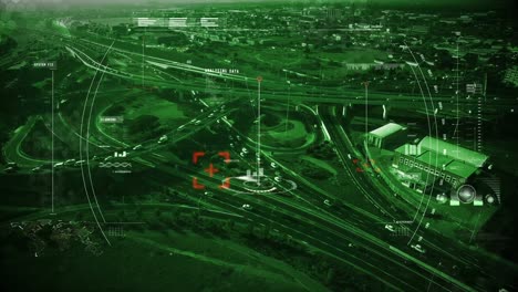 Digital composite video of ariel target