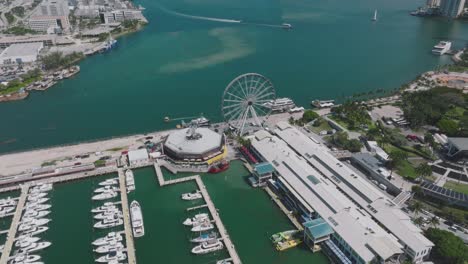 sky views miami wheel aerial