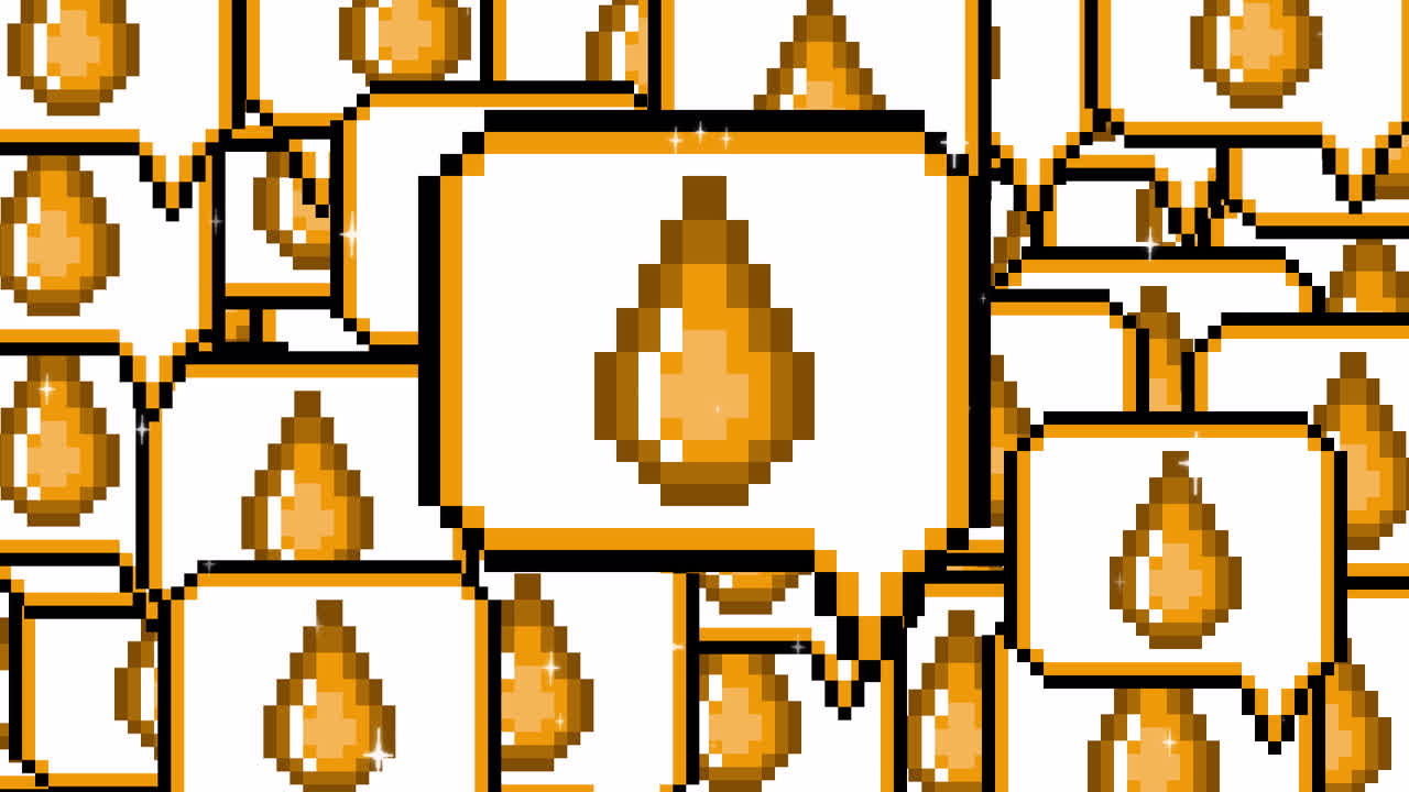 Pixel art pop up speech bubble icon drop Transitions. 1080p - 30 fps - Alpha Channel (7).mov