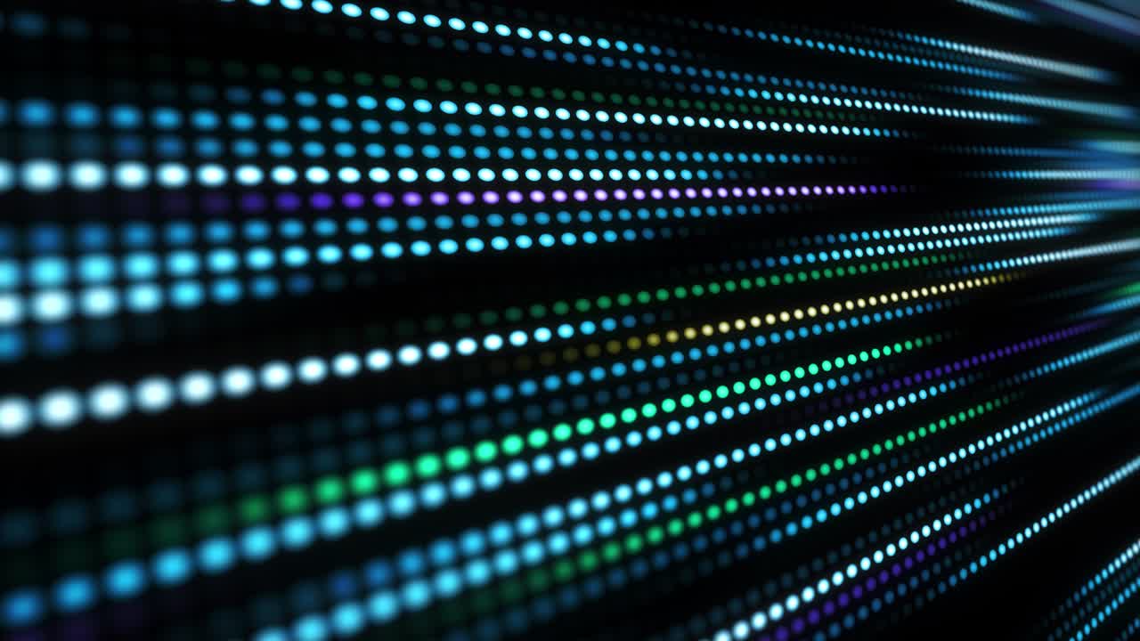 animación de corriente futurista azul