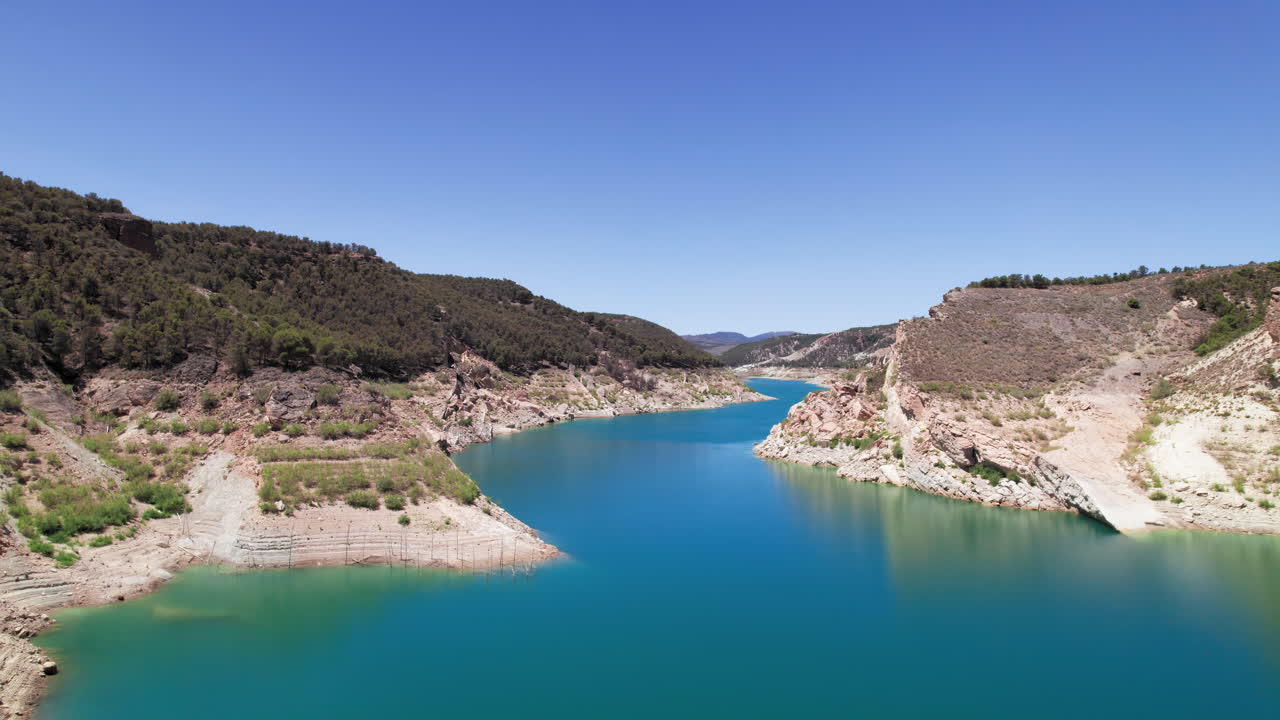 Francisco Abellan reservoir on the Fardes River, Granada, Spain
