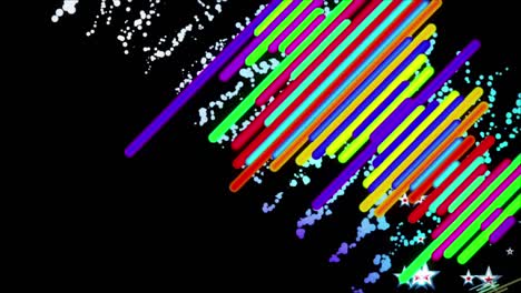 espectro de la música vintage vj bucle