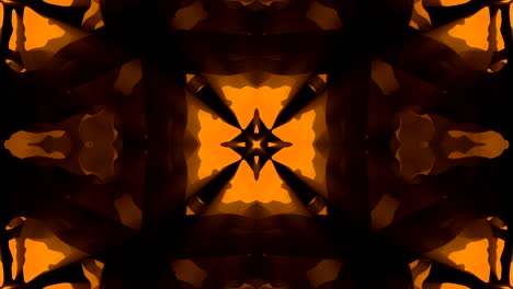 abstracto de color dorado y hermoso caleidoscopio.