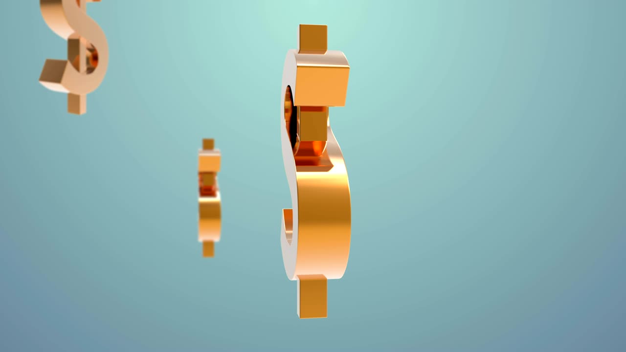 el aumento - 4k - bucle de dólares