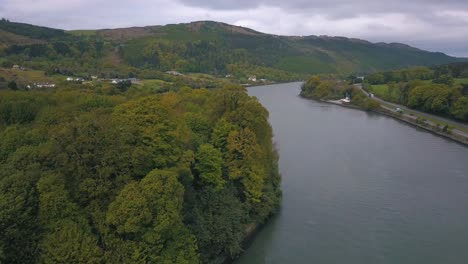 The-Irish-border,-Carlingford-to-the-left-and-warren-point-to-the-right,-Brexit-will-have-a-border-in-the-middle-of-this-water