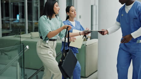 medical professionals in hospital setting