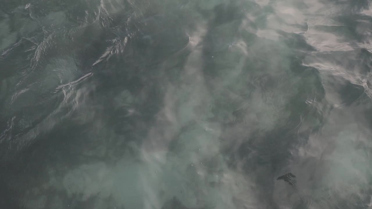 vista desde arriba del mar tranquilo, vacaciones en el caribe