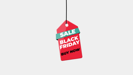 black-friday-Sale-discount-hanging-with-rope-badge.-paper-tag-label-animation.-Sale-concept.