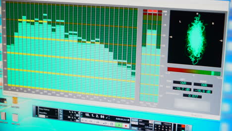 Music equalizer. Sound wave.
