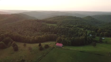 horse barn in rural appalachia