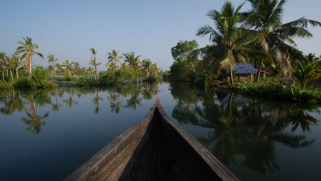 kerala backwaters on a peaceful day