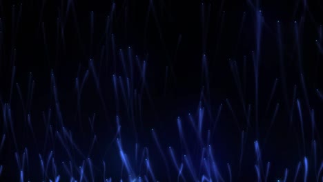 líneas azules brillantes abstractas