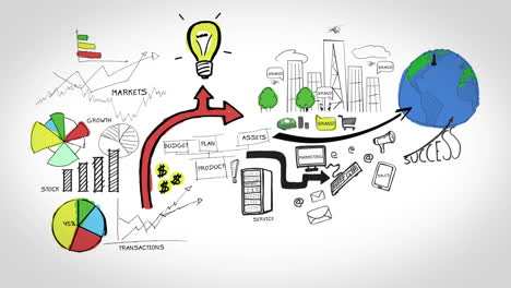 animation of statistics and global connectivity