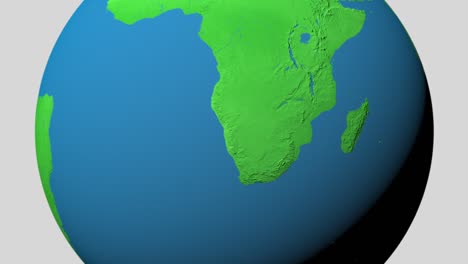zoom in to 3d map of lesotho