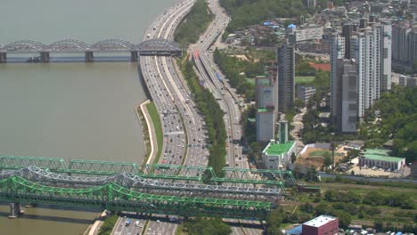 blick auf die autobahn in seoul