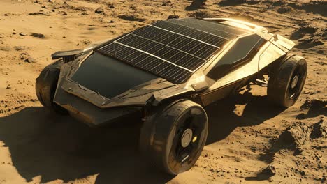 solar-powered desert vehicle